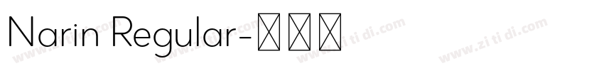 Narin Regular字体转换 Narin Regular字体转换